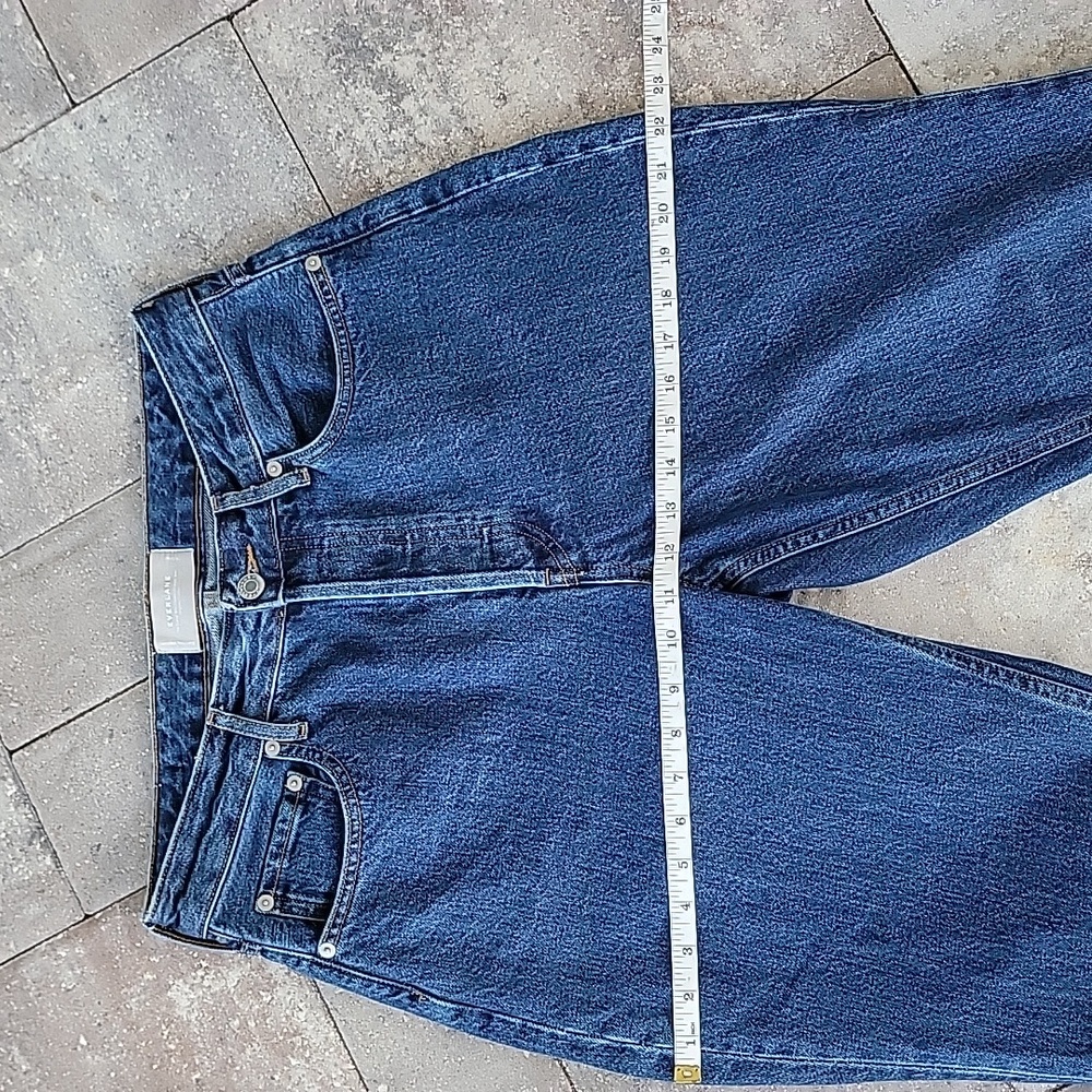 Everlane The Curvy 90s Cheeky Straight Rigid Crop Jean Sz 29 Button Fly - Picture 9 of 11